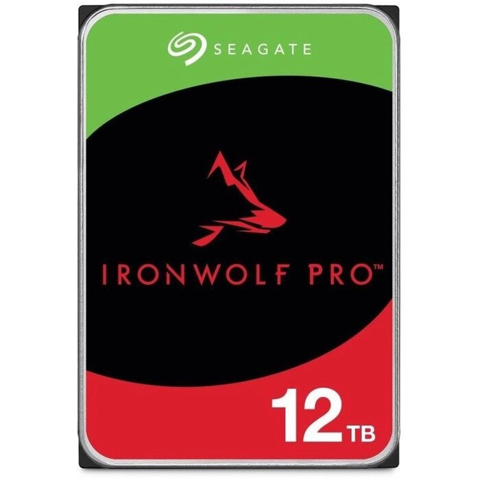 Жесткий диск Seagate SATA-III 12TB ST12000NT001 NAS Ironwolf Pro 512E (7200rpm) 256Mb 3.5"   1029336 от компании Интернет-гипермаркет «MALL24» - фото 1