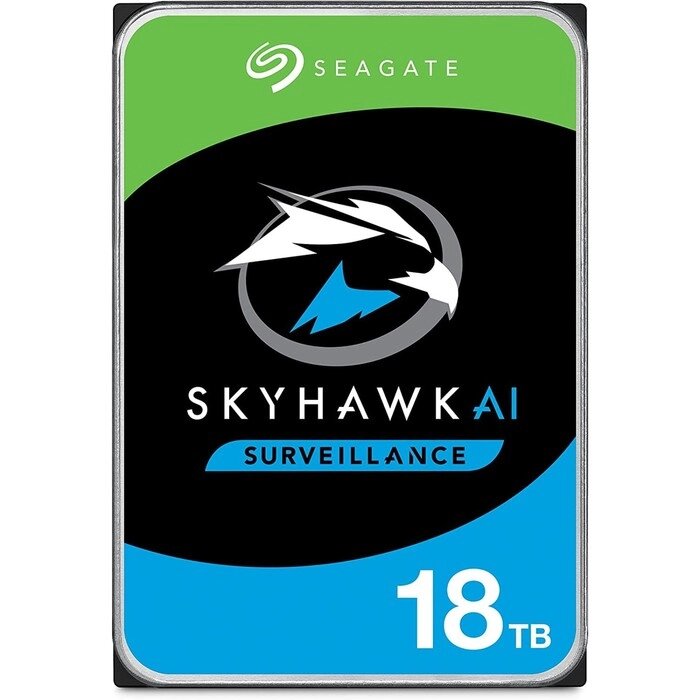 Жесткий диск Seagate SATA-III 18TB ST18000VE002 Surveillance SkyHawkAI (7200rpm) 256Mb 3.5"   102933 от компании Интернет-гипермаркет «MALL24» - фото 1