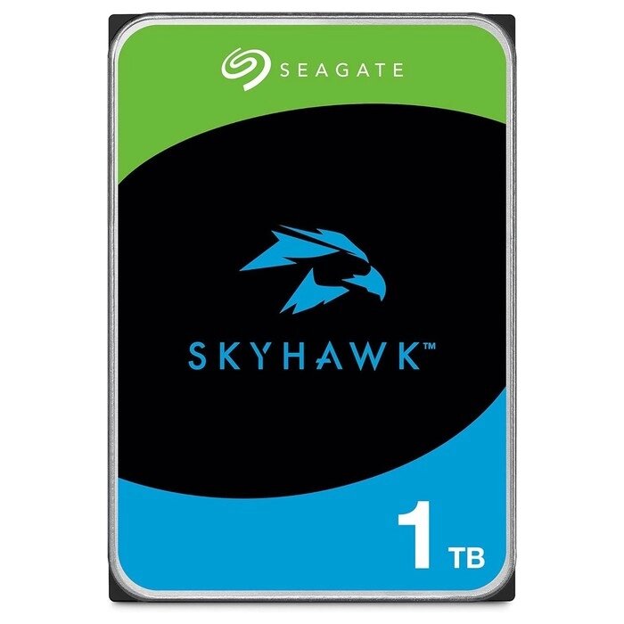 Жесткий диск Seagate SATA-III 1TB ST1000VX013 Video Skyhawk (5400rpm) 256Mb 3.5" от компании Интернет-гипермаркет «MALL24» - фото 1