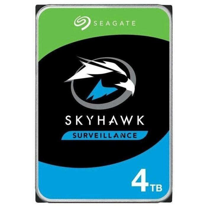 Жесткий диск Seagate SATA-III 4TB ST4000VX016 Skyhawk (5400rpm) 256Mb 3.5" от компании Интернет-гипермаркет «MALL24» - фото 1