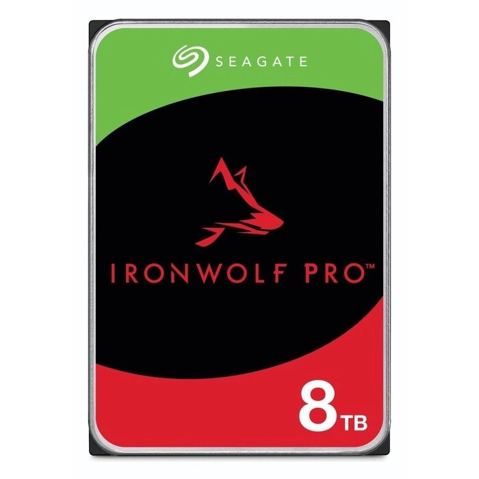 Жесткий диск Seagate SATA-III 8TB ST8000NT001 NAS Ironwolf Pro 512E (7200rpm) 256Mb 3.5" от компании Интернет-гипермаркет «MALL24» - фото 1