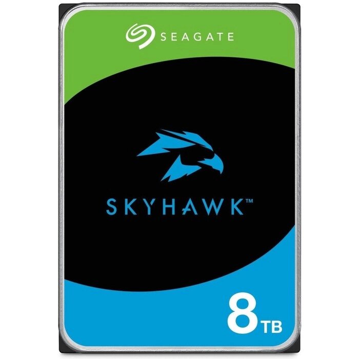 Жесткий диск Seagate SATA-III 8TB ST8000VX010 Video Skyhawk (7200rpm) 256Mb 3.5" от компании Интернет-гипермаркет «MALL24» - фото 1