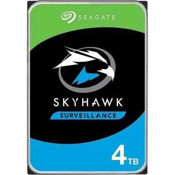 Жёсткий диск Seagate ST4000VX013 Surveillance Skyhawk, 4 Тб, SATA-III, 3.5" от компании Интернет-гипермаркет «MALL24» - фото 1