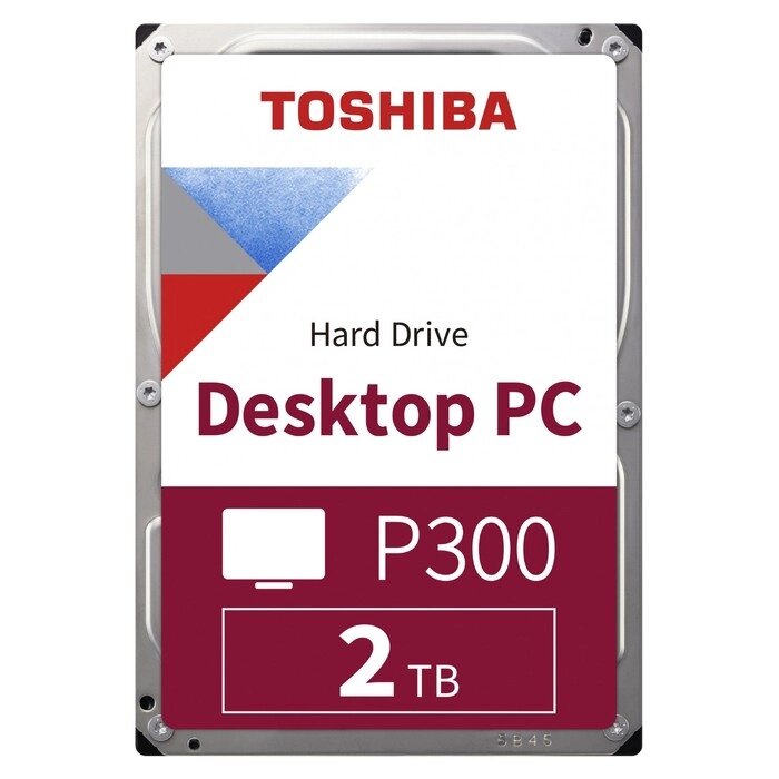 Жесткий диск Toshiba SATA-III 2TB HDWD220UZSVA Desktop P300 (5400rpm) 128Mb 3.5" от компании Интернет-гипермаркет «MALL24» - фото 1