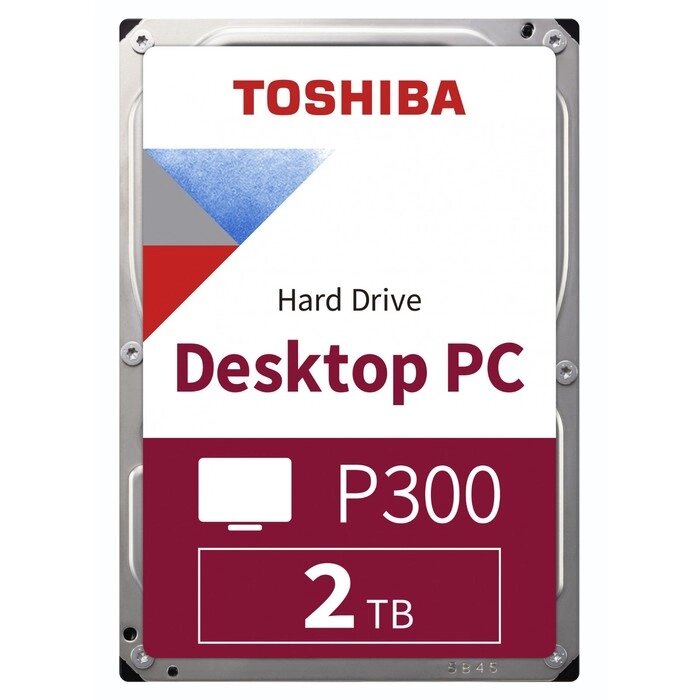 Жесткий диск Toshiba SATA-III 2TB HDWD320UZSVA Desktop P300 (7200rpm) 256Mb 3.5" от компании Интернет-гипермаркет «MALL24» - фото 1