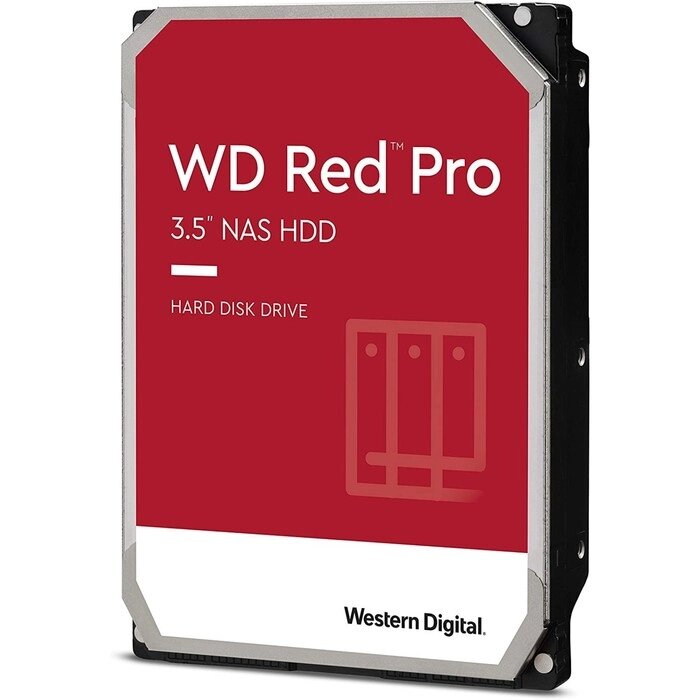 Жесткий диск WD SATA-III 12TB WD121KFBX Server Red Pro (7200rpm) 256Mb 3.5" от компании Интернет-гипермаркет «MALL24» - фото 1