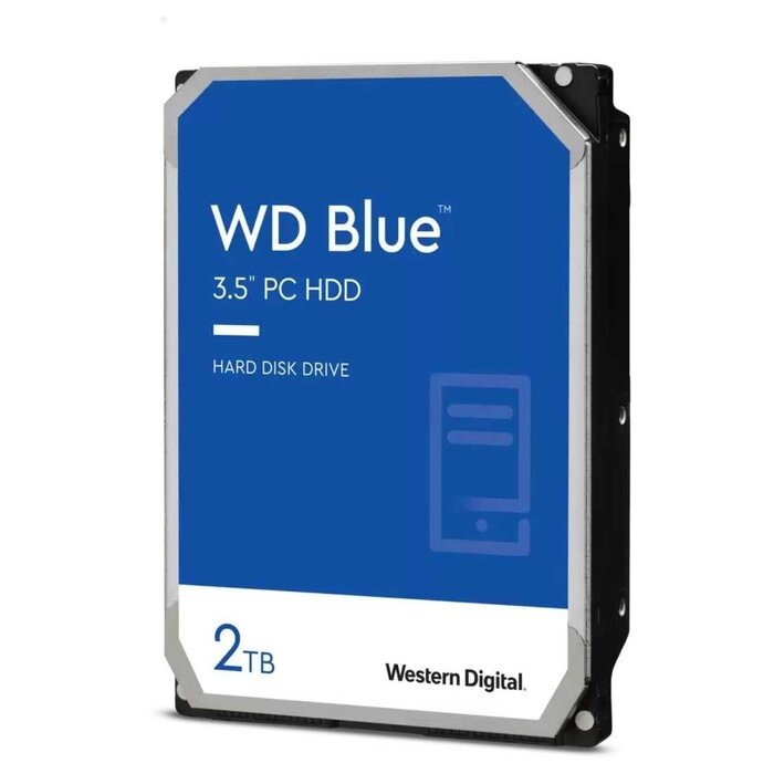 Жесткий диск WD SATA-III 2TB WD20EZBX Desktop Blue (7200rpm) 256Mb 3.5" от компании Интернет-гипермаркет «MALL24» - фото 1