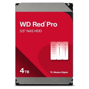 Жесткий диск WD SATA-III 4TB WD4005FFBX NAS red pro (7200rpm) 256mb 3.5"