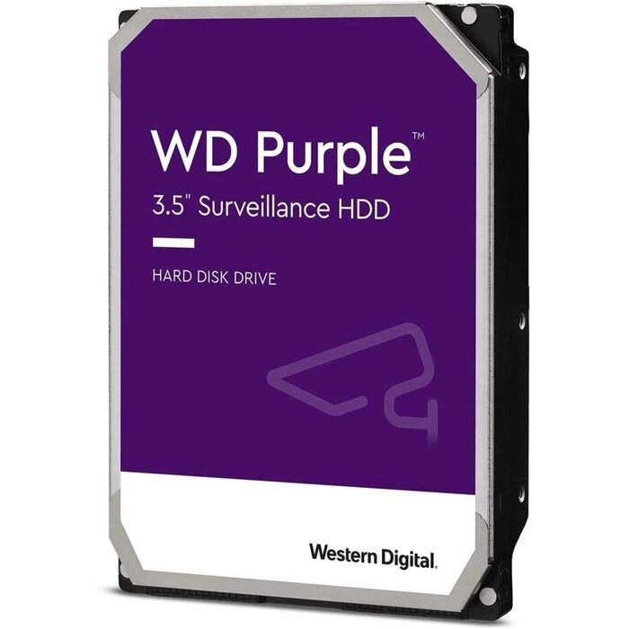 Жесткий диск WD SATA-III 4TB WD43PURZ Surveillance Purple (5400rpm) 256Mb 3.5" от компании Интернет-гипермаркет «MALL24» - фото 1