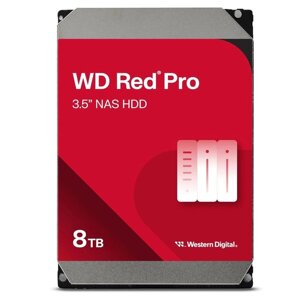 Жесткий диск WD SATA-III 8TB WD8005FFBX NAS red pro (7200rpm) 256mb 3.5"