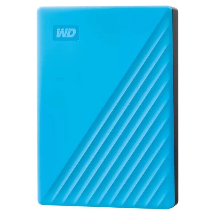 Жесткий диск WD USB 3.0 4TB WDBPKJ0040BBL-WESN My Passport 2.5" голубой от компании Интернет-гипермаркет «MALL24» - фото 1