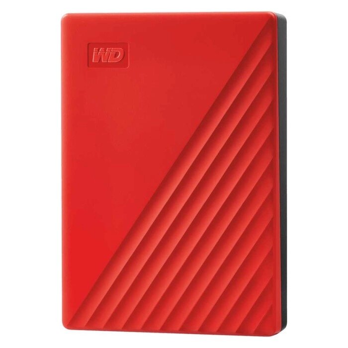 Жесткий диск WD USB 3.2 Gen 1 4TB WDBPKJ0040BRD-WESN My Passport 2.5" красный от компании Интернет-гипермаркет «MALL24» - фото 1