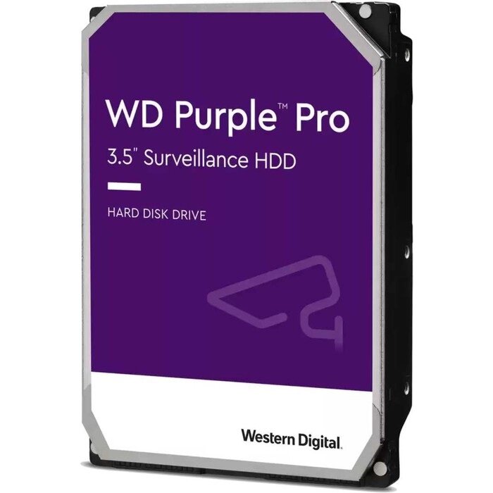 Жёсткий диск WD WD101PURP Video Purple Pro, 10 Тб, SATA-III, 3.5" от компании Интернет-гипермаркет «MALL24» - фото 1