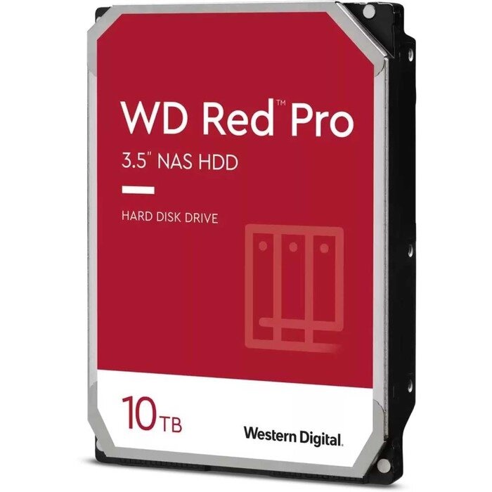Жёсткий диск WD WD102KFBX NAS Red Pro, 10 Тб, SATA-III, 3.5" от компании Интернет-гипермаркет «MALL24» - фото 1