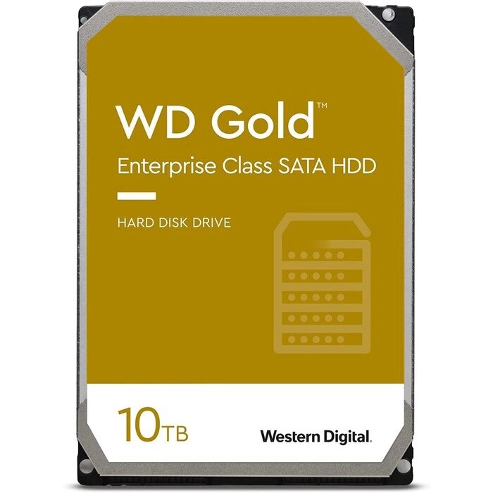 Жёсткий диск WD WD102KRYZ Server Gold, 10 Тб, SATA-III, 3.5" от компании Интернет-гипермаркет «MALL24» - фото 1