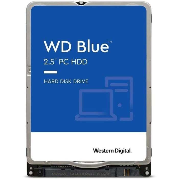 Жёсткий диск WD WD20SPZX Notebook Blue, 2 Тб, SATA-III, 2.5" от компании Интернет-гипермаркет «MALL24» - фото 1
