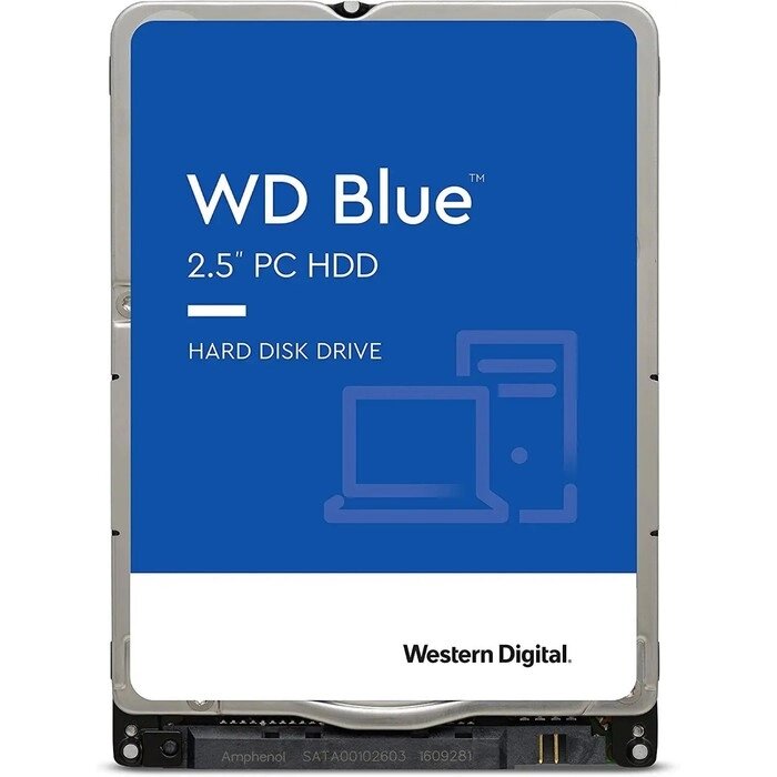 Жёсткий диск WD WD5000LPZX Desktop Blue, 500 гб, SATA-III, 2.5" от компании Интернет-гипермаркет «MALL24» - фото 1
