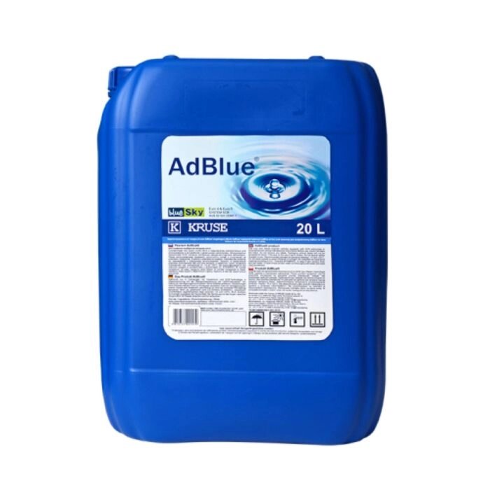 Жидкость AdBlue для системы SCR дизельных двигателей, мочевина 20 л от компании Интернет-гипермаркет «MALL24» - фото 1