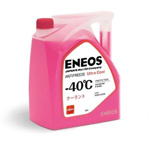 Жидкость охлаждающая низкозамерзающая ENEOS Antifreeze Ultra Cool -40C, 5 кг