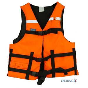 Жилет спасательный "Сибтермо" ЖС-02-О, оранжевый, размер ХХХL, ЖС -02. О. 110-130