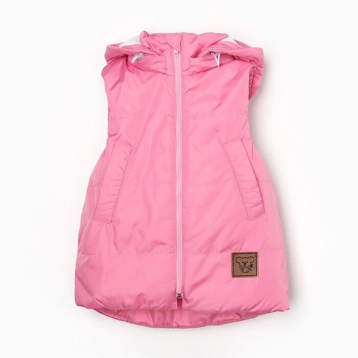 Жилетка детская Единорожка А. 100716, цвет розовый/серый, рост 92см от компании Интернет-гипермаркет «MALL24» - фото 1