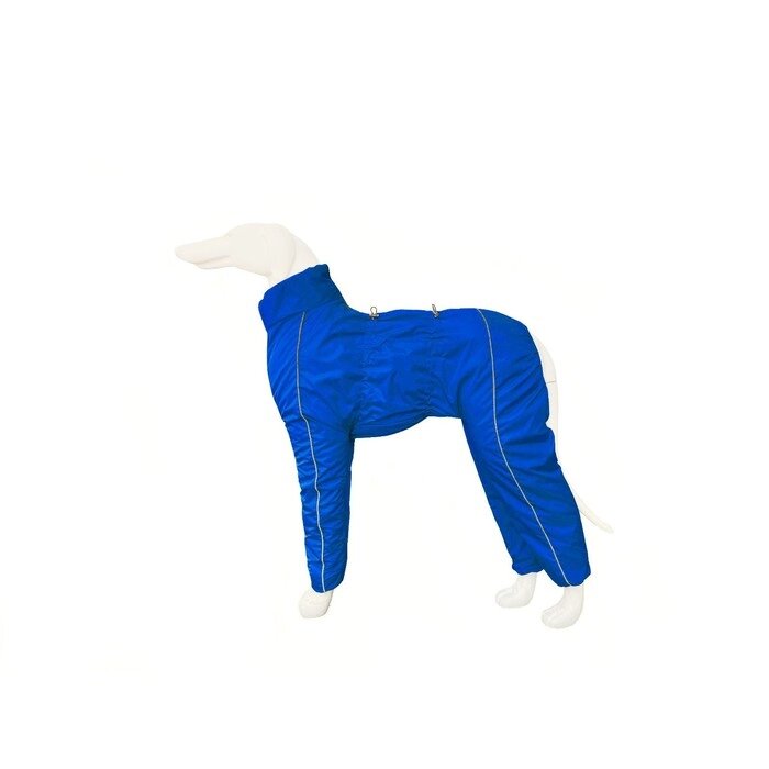 Зимний комбинезон для собак (кобель), размер 40-1 (ДС 40, ОГ 60, ОШ 46), синий от компании Интернет-гипермаркет «MALL24» - фото 1