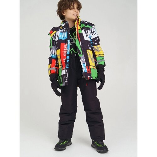 Зимняя куртка из мембранной ткани для мальчика, рост 158 см