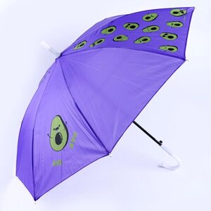 Зонт детский полуавтоматический "Авокадо", d=70см