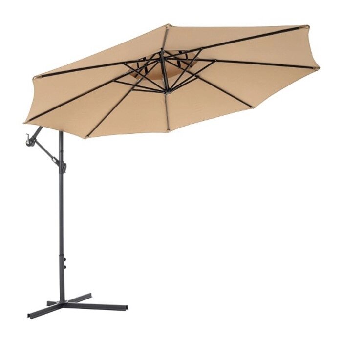 Зонт садовый 8803, цвет светло-коричневый от компании Интернет-гипермаркет «MALL24» - фото 1