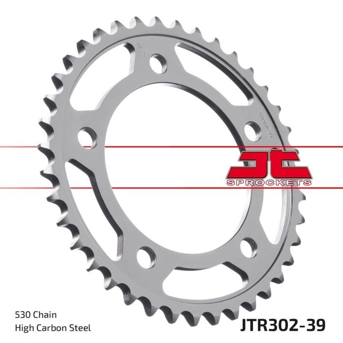 Звезда ведомая, JT sprockets R302-39 от компании Интернет-гипермаркет «MALL24» - фото 1