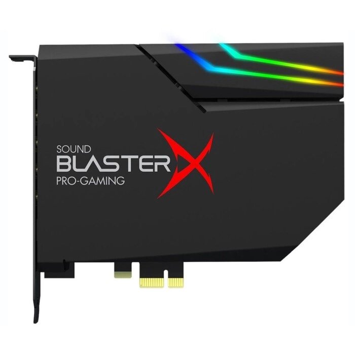 Звуковая карта Creative PCI-E BlasterX AE-5 Plus (BlasterX Acoustic Engine) 5.1 Ret от компании Интернет-гипермаркет «MALL24» - фото 1