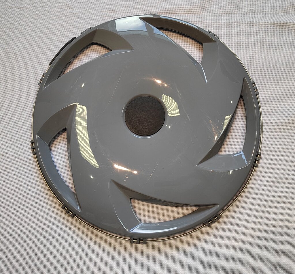 Колпак на диск колеса R-22,5 задний пластиковый цвет серый (вентилятор)  на Грузовые АВТО от компании ИП Скрипкин Антон Викторович - фото 1