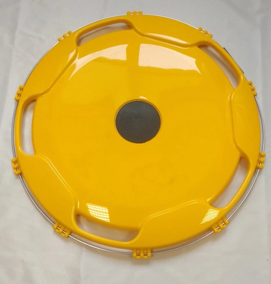 Колпак на диск колеса R-22,5 задний пластиковый цвет желтый на Грузовые АВТО от компании ИП Скрипкин Антон Викторович - фото 1