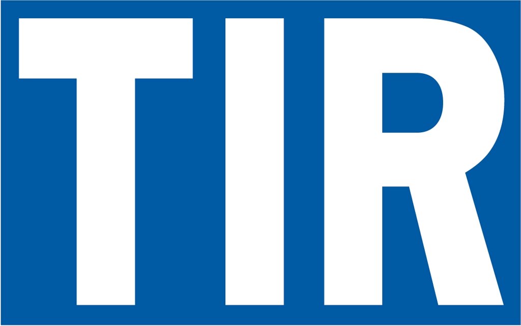 Наклейка TIR (тир) светоотражающая 400х250мм от компании ИП Скрипкин Антон Викторович - фото 1
