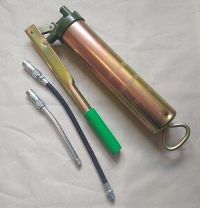 Шприц для смазки рычажно-плунжерный 400мл Солидолонагнетатель (полный комплект)