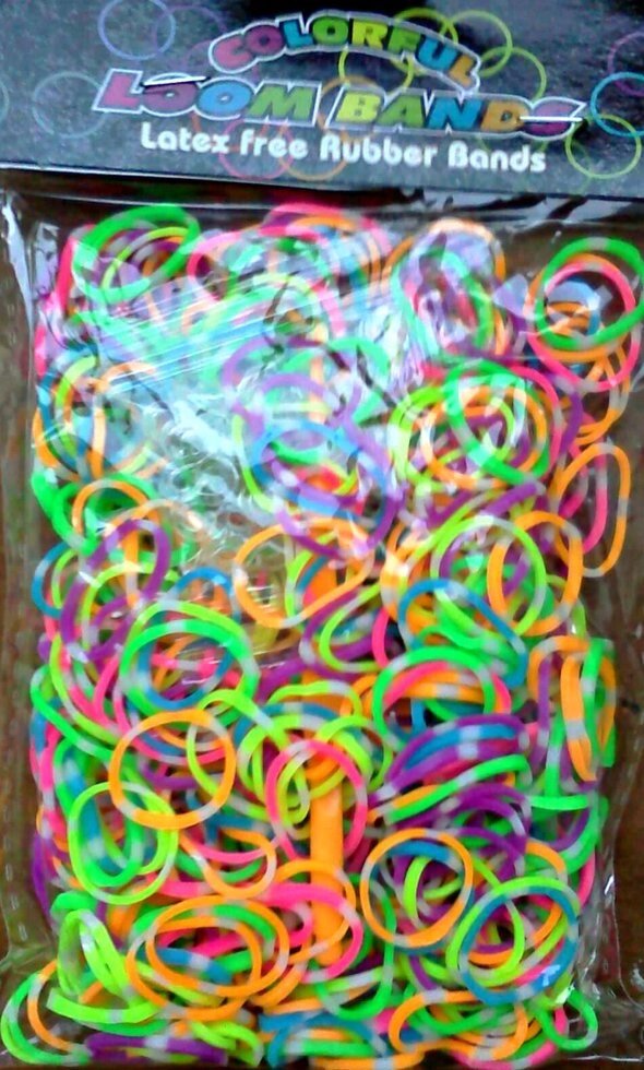 600 резинок для плетения браслетов  Rainbow Loom от компании Интернет магазин детских игрушек Ny-pogodi. by - фото 1