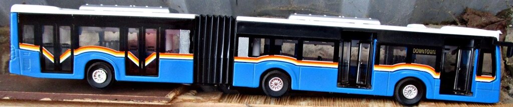 Автобус-гармошка, инерц. звук. металлический . 35 см от компании Интернет магазин детских игрушек Ny-pogodi. by - фото 1