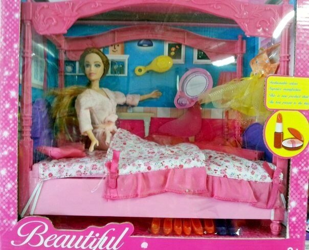 Barbie набор "спальня" с аксессуарами от компании Интернет магазин детских игрушек Ny-pogodi. by - фото 1