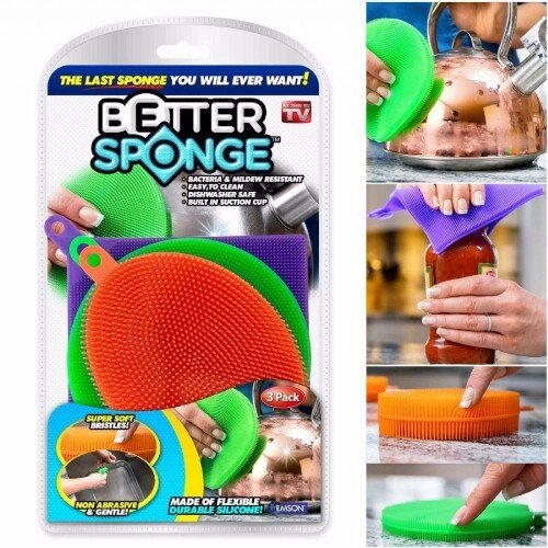 Better Sponge - гибкие силиконовые щетки для дома от компании Интернет магазин детских игрушек Ny-pogodi. by - фото 1