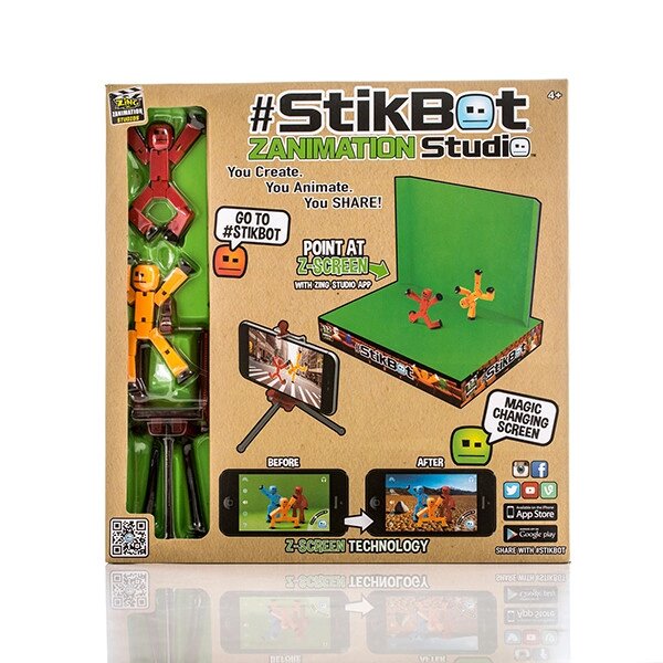Большой игровой набор Стикбот «Анимационная студия со сценой» StikBot со сценой от компании Интернет магазин детских игрушек Ny-pogodi. by - фото 1