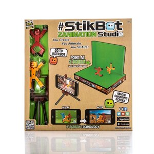 Большой игровой набор Стикбот «Анимационная студия со сценой» StikBot со сценой