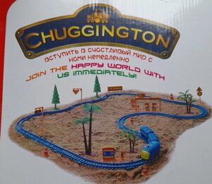 Детская игрушечная железная дорога паровозик Чаггингтон : Веселые паровозики 222-16 красный паровозик Уилсон
