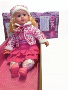 Детская интерактивная кукла Оля, многофункциональная говорящая развивающая кукла для девочек