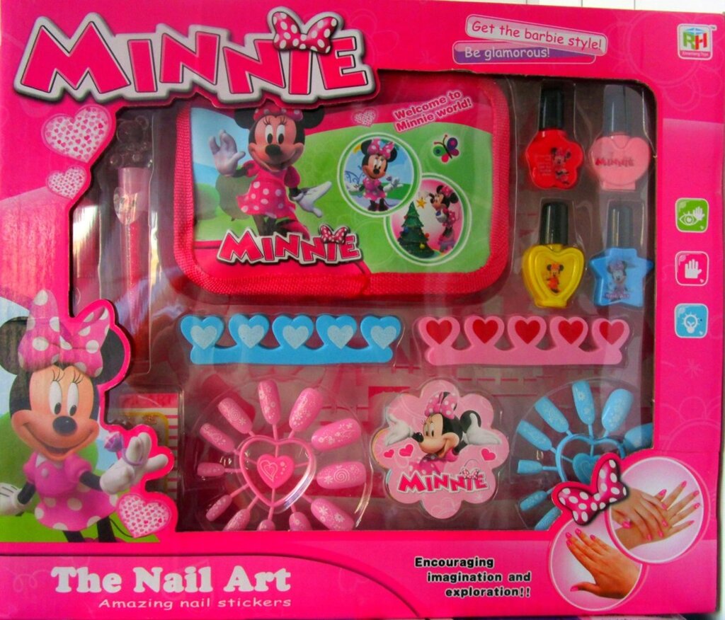 Детская косметика для девочек "мини" с ногтями и косметичкой от компании Интернет магазин детских игрушек Ny-pogodi. by - фото 1