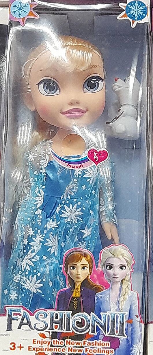 Детская кукла «Холодное сердце»  Frozen  Эльза и снеговик Олаф музыкальная от компании Интернет магазин детских игрушек Ny-pogodi. by - фото 1