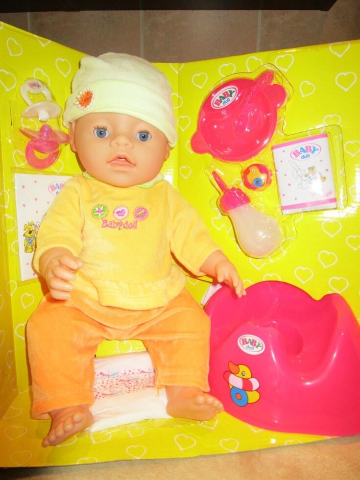 Детская кукла пупс baby born 9 функций от компании Интернет магазин детских игрушек Ny-pogodi. by - фото 1
