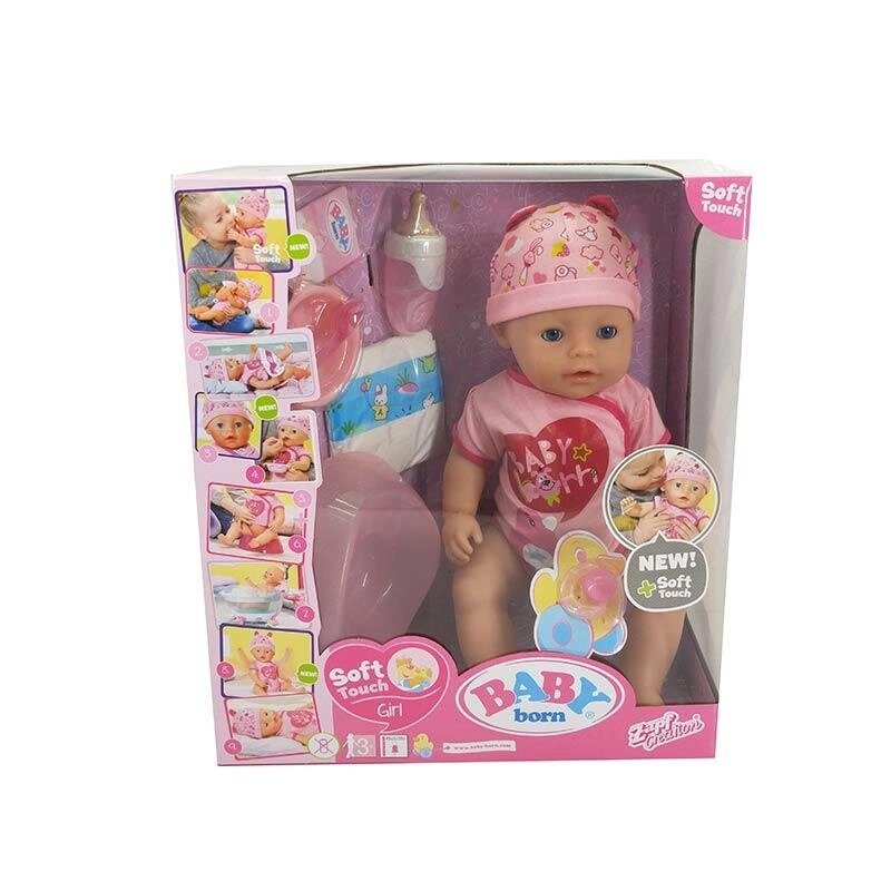 Детская Кукла пупс Baby Born Беби Берн 9 функций с горшком и соской от компании Интернет магазин детских игрушек Ny-pogodi. by - фото 1