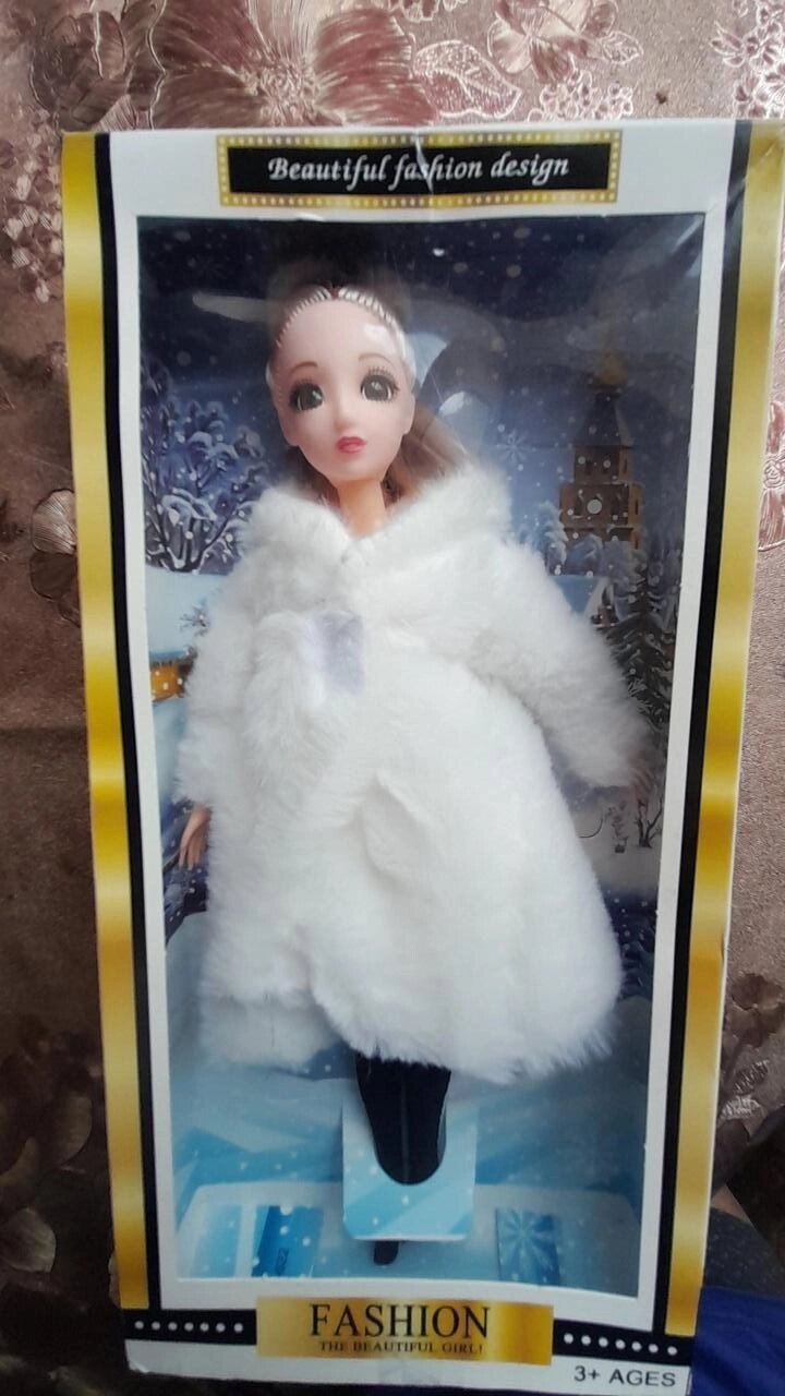 Детская Кукла Шарнирная аналог барби в шубе  YX-622 от компании Интернет магазин детских игрушек Ny-pogodi. by - фото 1