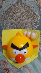 Детская музыкальная игрушка ездилка Энгри Бёрдс "Angry Birds" Злые птицы несет яйца 0913-12