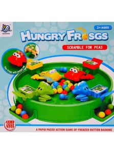 Детская настольная игра "Зообильярд - Голодная лягушка" Голодные лягушки арт HZ-024